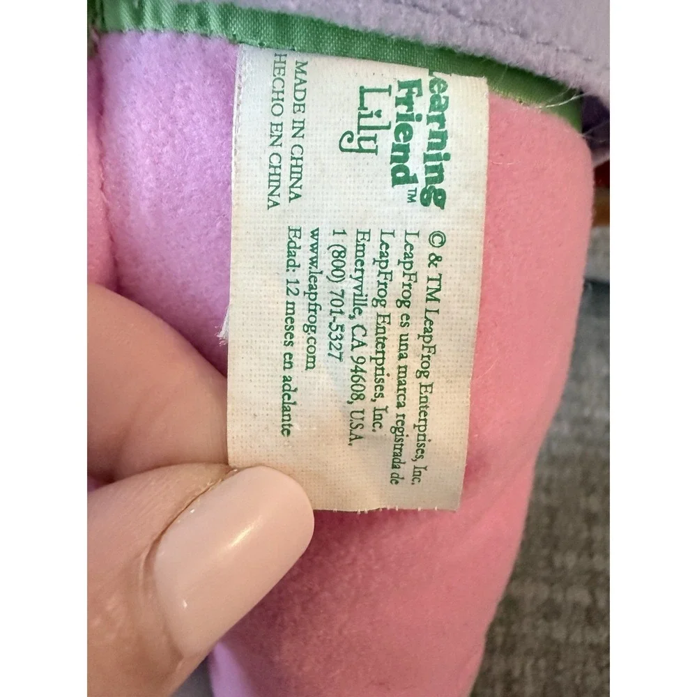 RARE LeapFrog LEARNING FRIEND LILY Plush Sings Numbers in English‎ and Spanish
